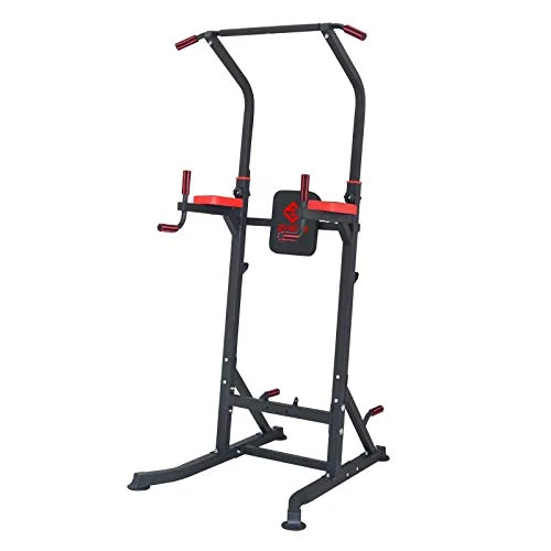 Z ZHICHI Pull Up Dip Station For Home Gym Strength Training Fitness Workout Station Chin-Ups Push-Ups Pull-Ups Dip-Ups 330LBS T055CDC