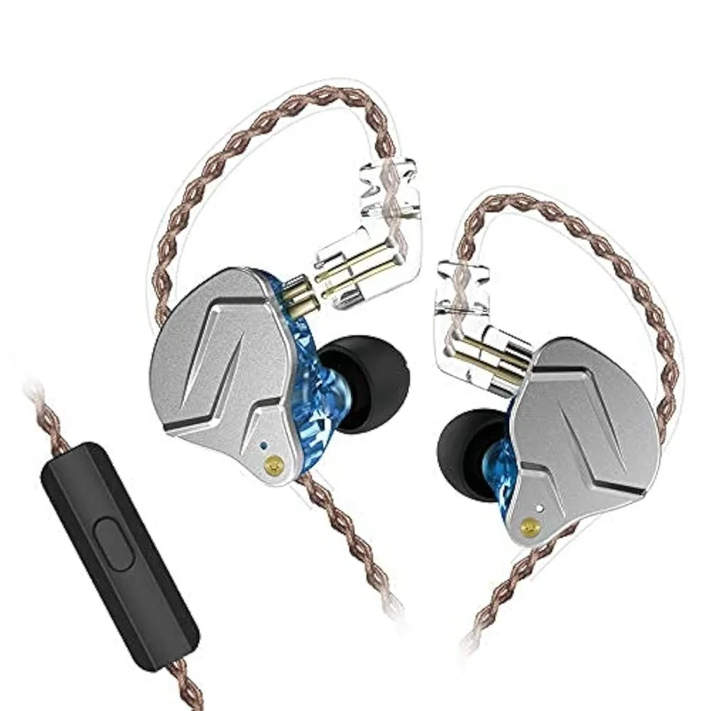 CCA KZ ZSN Pro Dual Driver Earphones - HiFi Bass, Cable