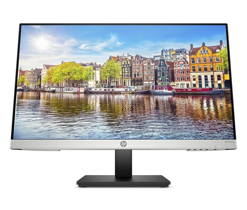 HP 24mh 23.8 inch FHD Monitor - IPS Display, Speakers, Adjust, HDMI & DP