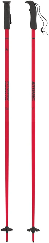 Atomic AMT Ski Poles (Red, 130cm) - Image 1