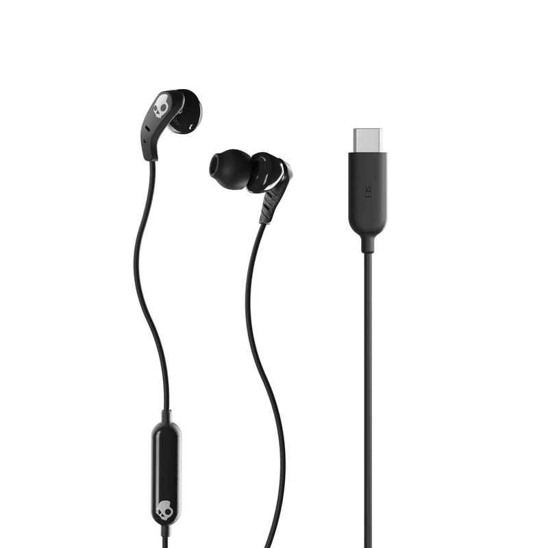 Skullcandy Set USB-C Earbuds - Isolating Fit, Mic & Control, Black
