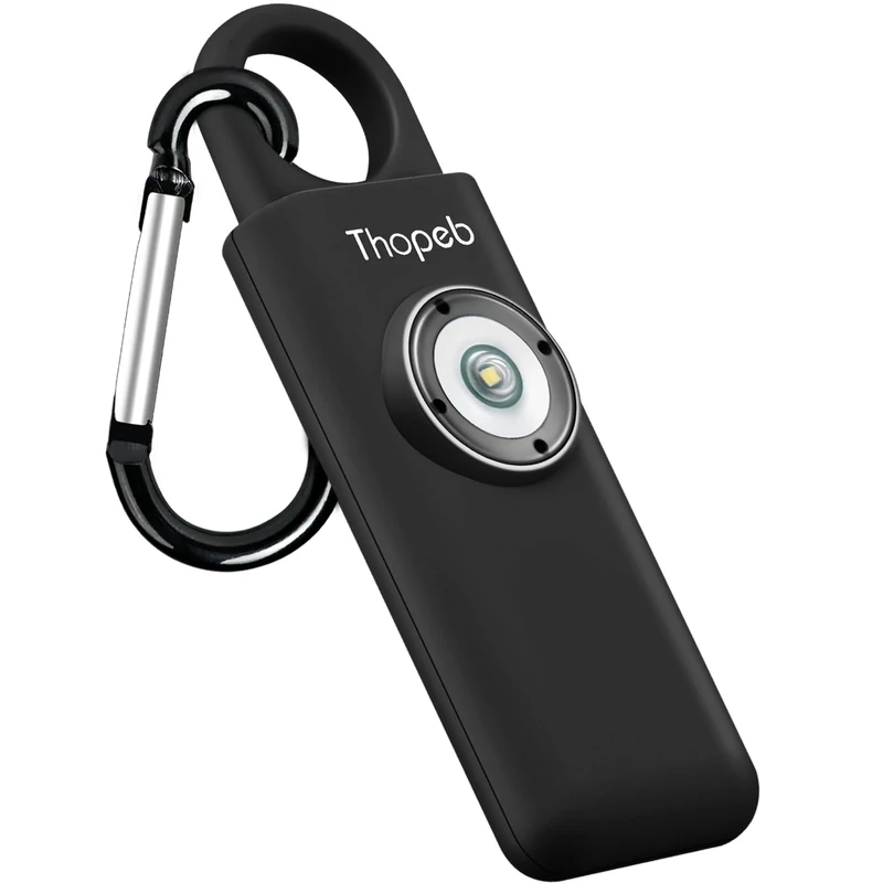 Thopeb Safety Alarm for Women - 130dB Siren & LED Strobe Keychain