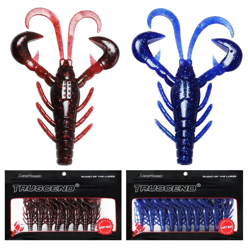 TRUSCEND Fishing Jigs, 1:50 Super Durable Soft Swimbait, Well-Made Lifelike Fishing Lures, Lure for Bass Trout Walleye, Saltwater Fishing Gear