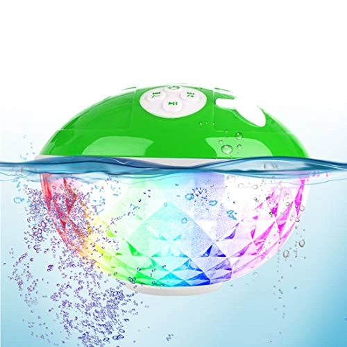 Blufree Floating Bluetooth Speaker - IP68 Waterproof, Lights, Call