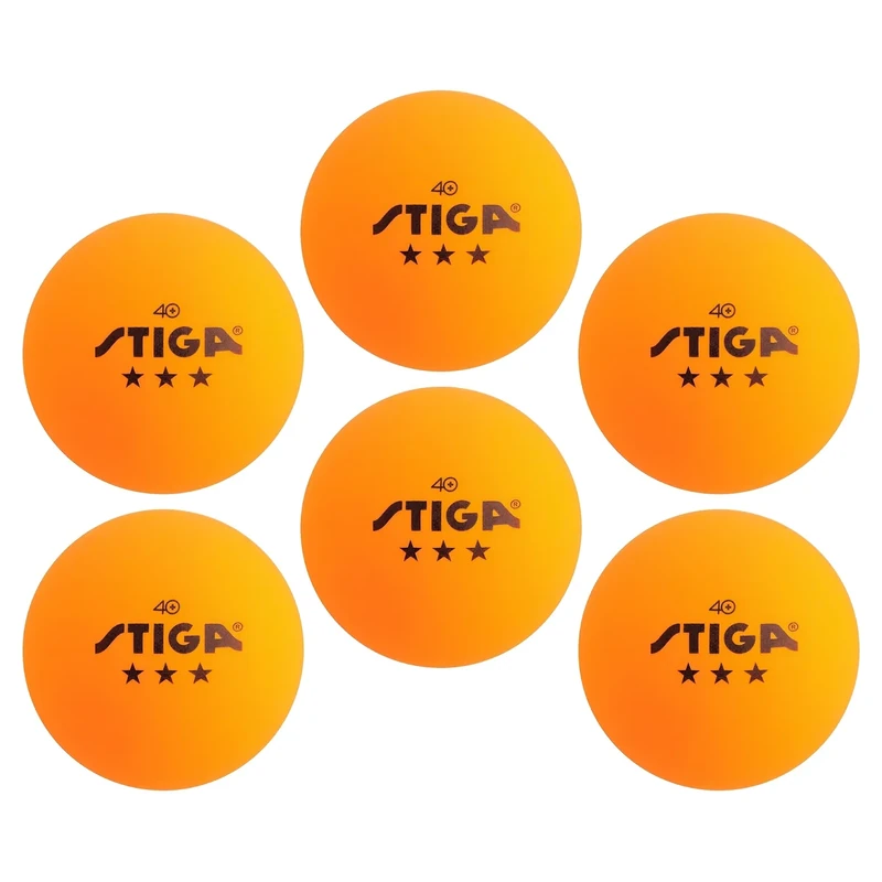 STIGA Tournament-Quality 3-Star Ping Pong Balls – Official Size and 40mm Weight – Ultimate Durability and High-Performance Table Tennis Balls - for Indoor/Outdoor Ping Pong Tables