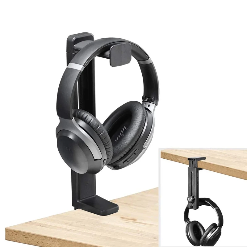 NEETTO HS906 Headphone Stand & Hanger - Height Adjustable 360 degree