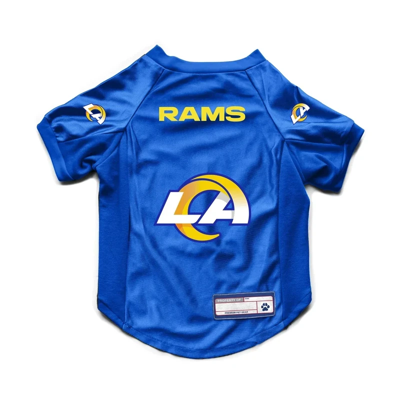 Littlearth NFL Los Angeles Rams Stretch Pet Jersey,Large