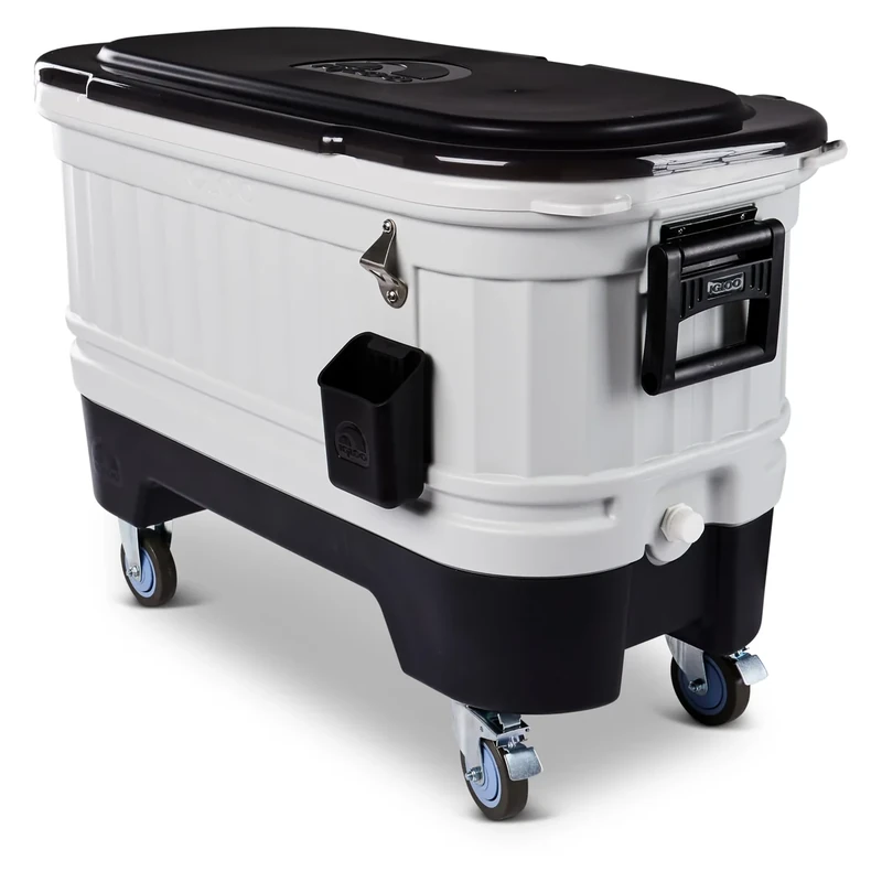 Igloo 125 qt Gray Party Bar Wheeled Cooler