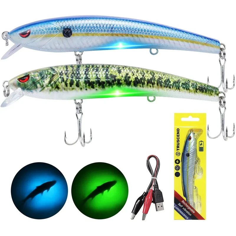 TRUSCEND Pre-Rigged Fishing Jigs, 1:50 Super Durable TPE Bass Fishing Lures, Well-Made Lifelike Soft Shrimp Swimbait, Weedless MarshSwamp Fishing Lure for Trout Crappie Walleye, Keep Separately!