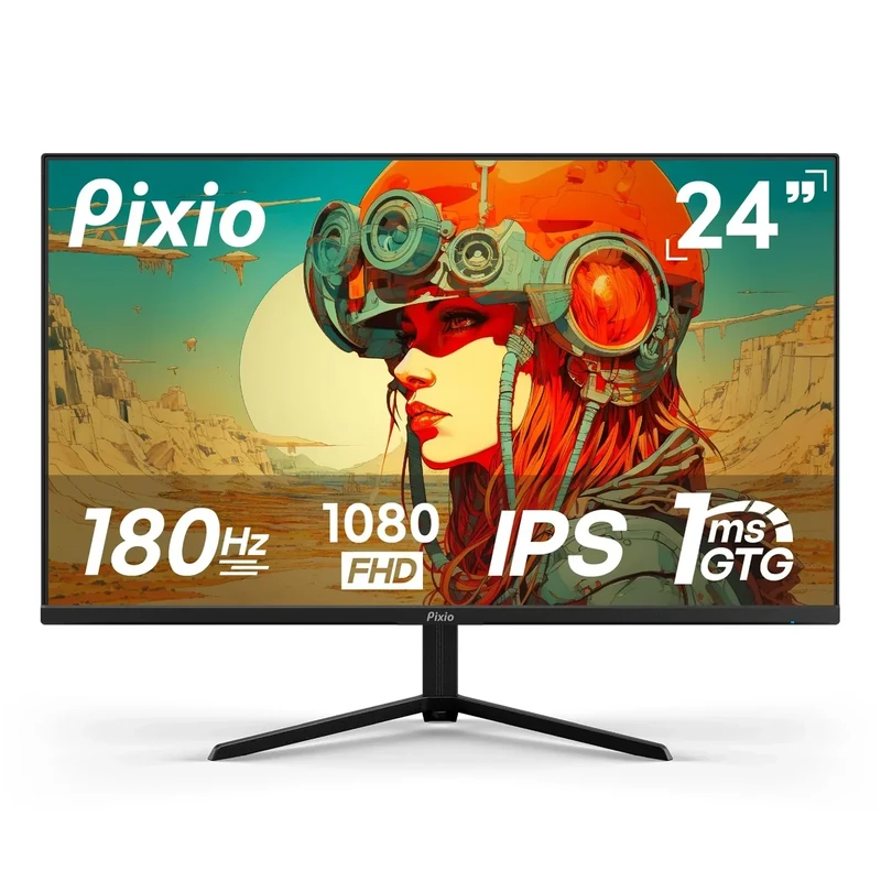 Pixio PX248 Prime V2 24" Monitor - 180Hz FHD, 1ms GTG, Adaptive Sync
