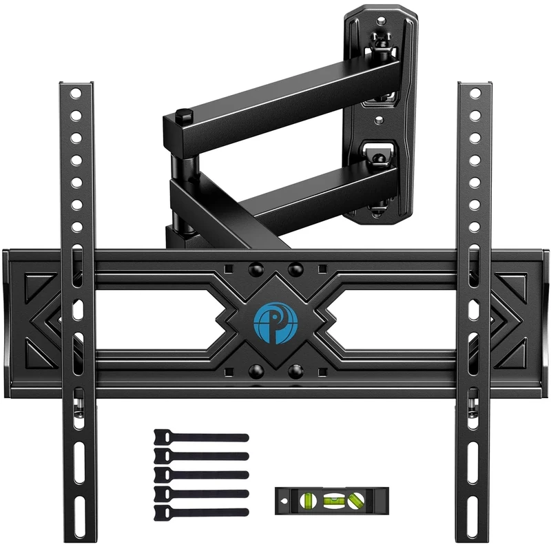 Pipishell Full Motion TV Wall Mount - 26-60", VESA 400x400, 77 lbs