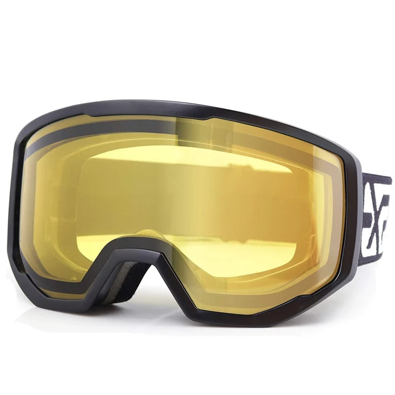 EXP VISION Ski/Snowboard Goggles for Men Women, OTG Snow Goggles Anti Fog UV Protection