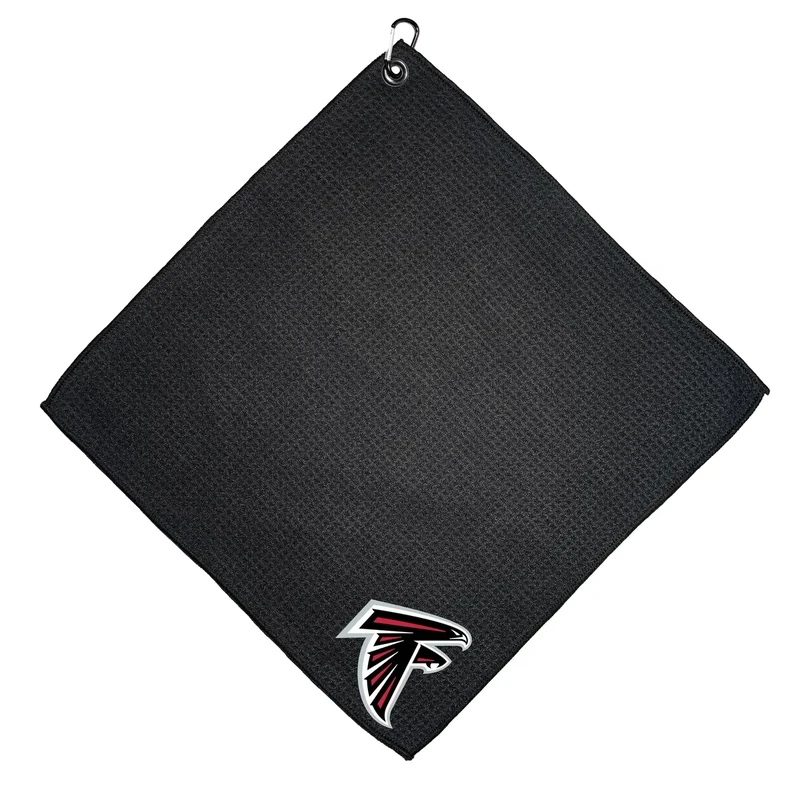 Team Golf NFL Atlanta Falcons Microfiber Golf Towel, 15x15 (Multicolor)