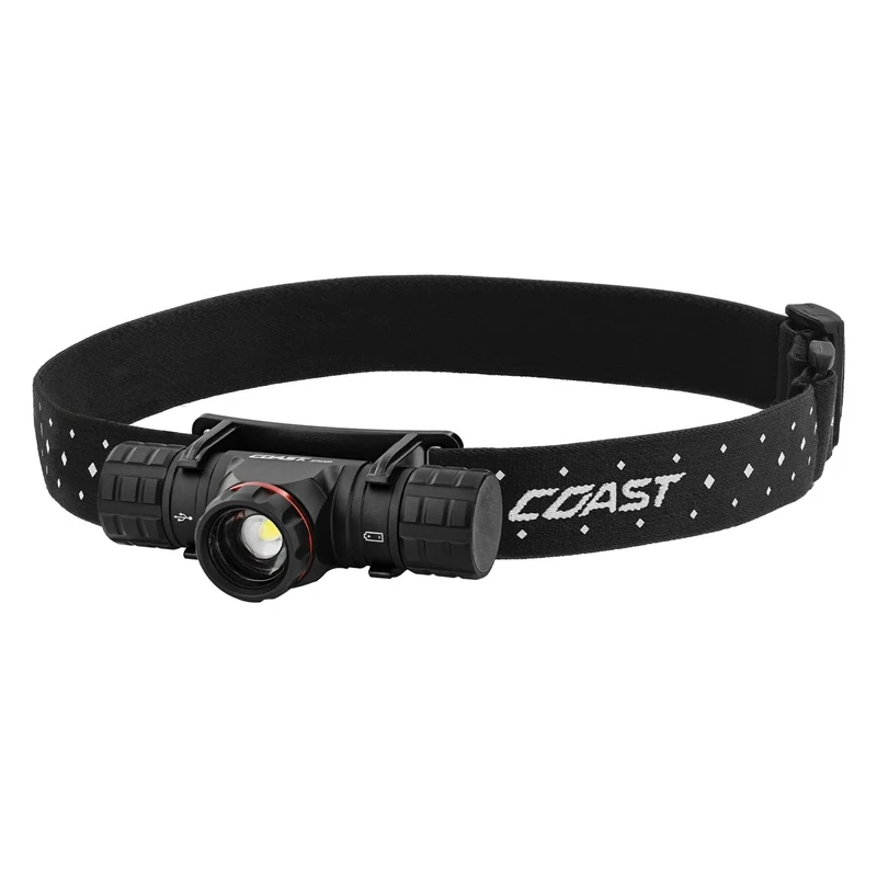 Coast XPH30R 1200 Lumen USB-C Rechargeable Dual Power Headlamp with Twist Focus Beam and Magnetic Base