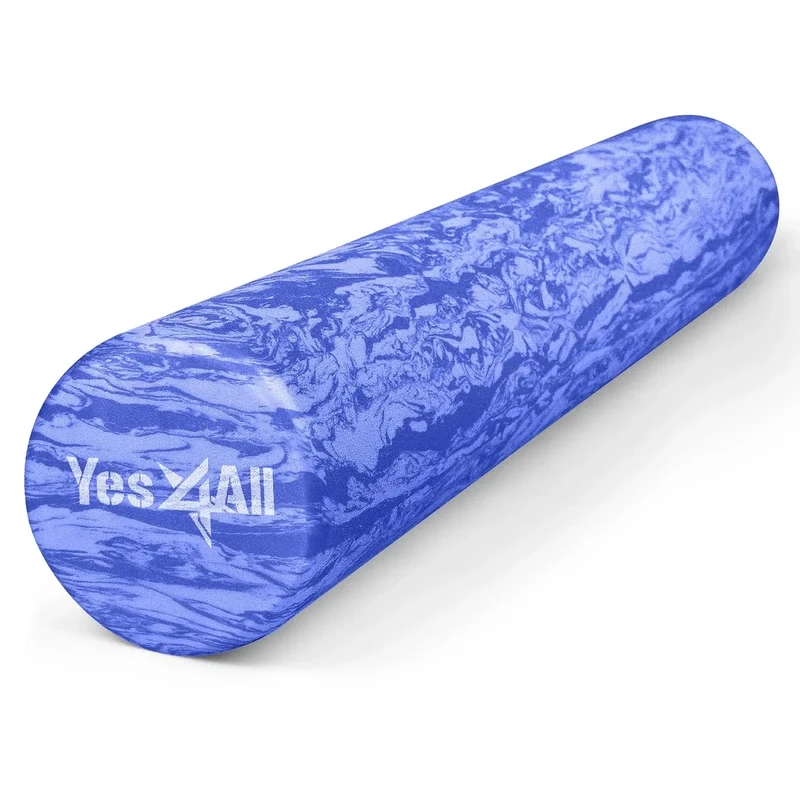 Yes4All EVA Firm Foam Roller for Back - Round Roller for Exercise, Yoga & Pilates 12/18/24/36 inch