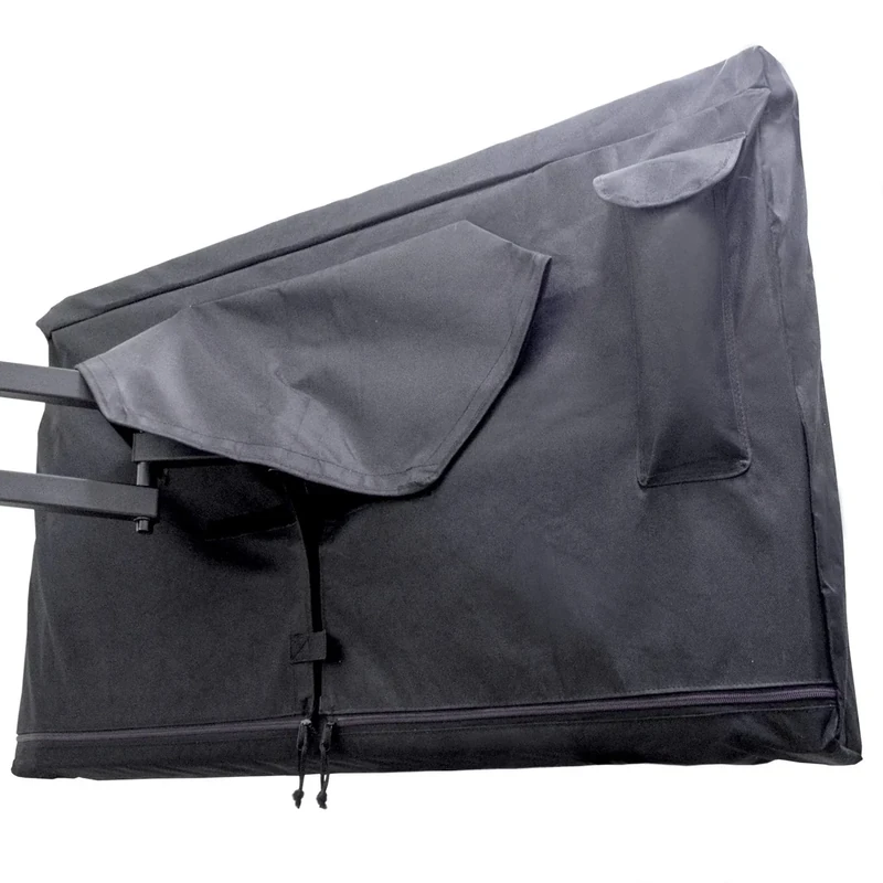 Outdoor TV Cover 80-85 inch - WITH ZIPPER, Weatherproof, Waterproof 360 degrees protection, Soft Non Scratch Interior - Black - Image 1