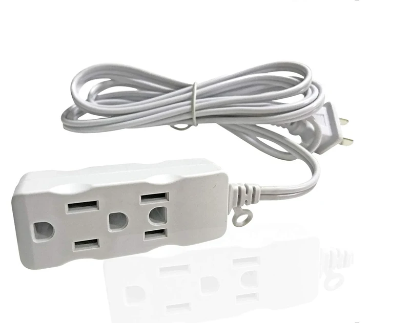Multi Plug Extender - 3 Outlet Surge Protector with Ground Pin - Image 1