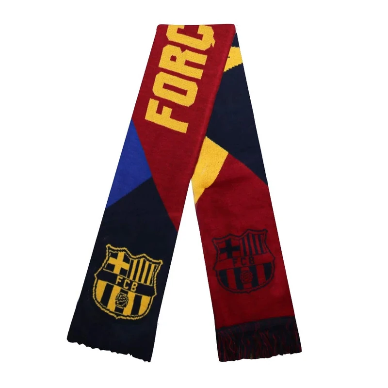 Icon Sports Officially Licensed FC Barcelona Soccer Scarf - FCB17SC Wine