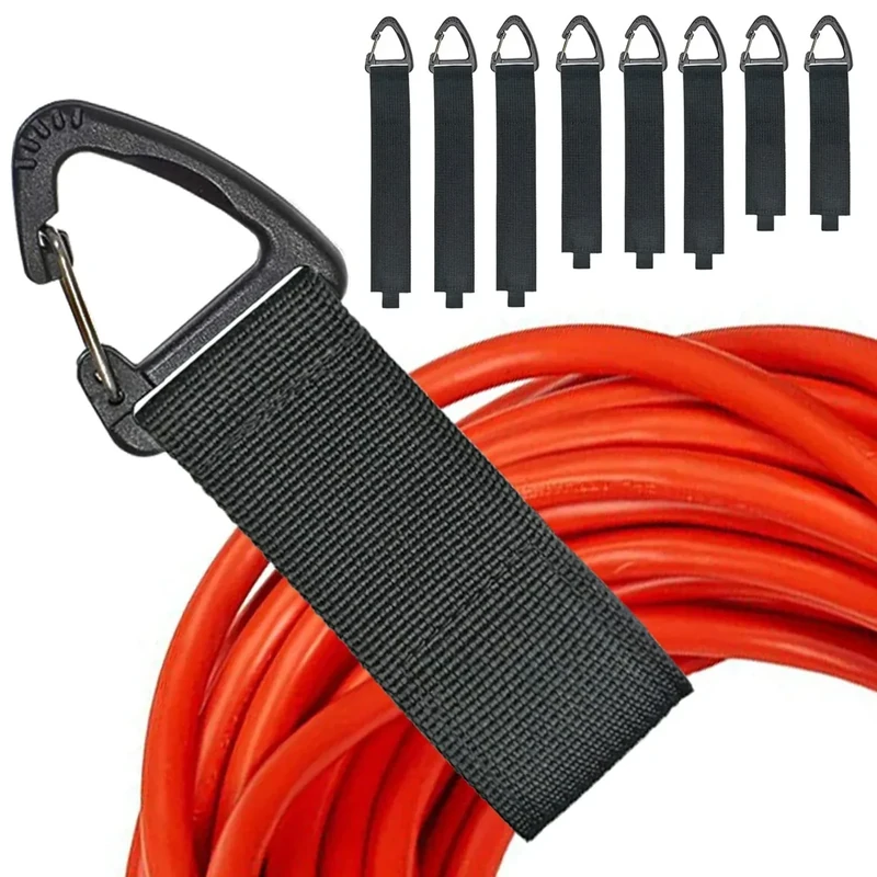 ZTSXLLIM 8-Pack Extension Cord Organizer - Triangle Buckle Straps