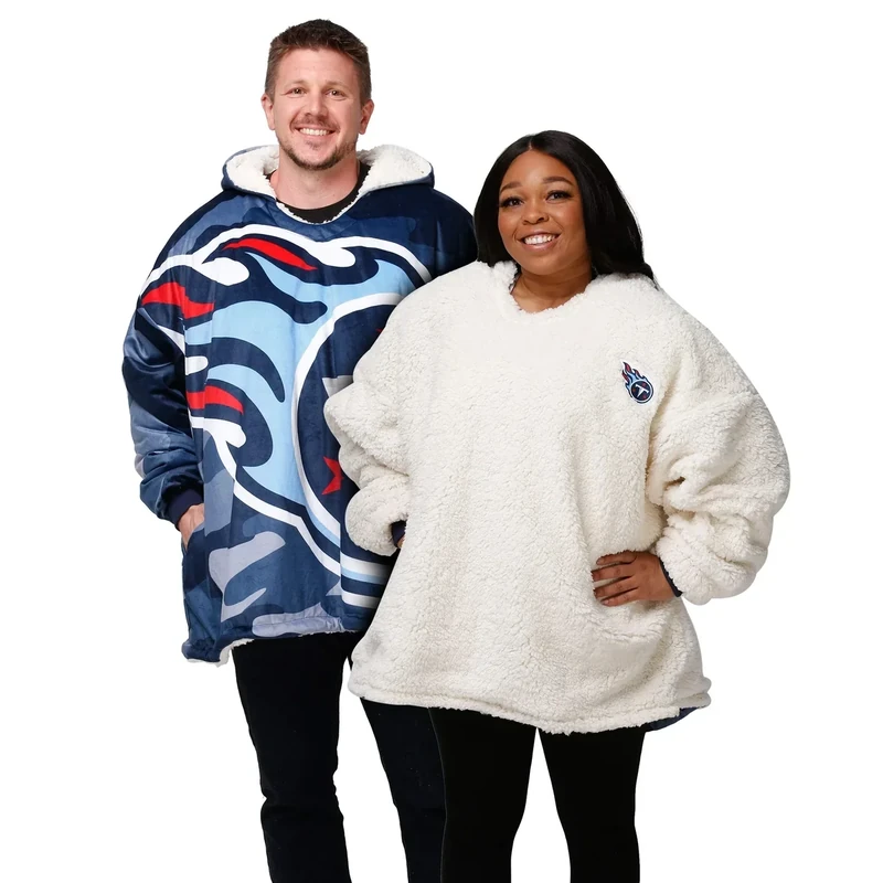 FOCO Tennessee Titans NFL Reversible Team Color Camo Hoodeez