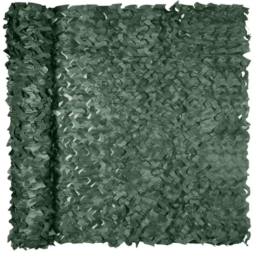 FullLit Camo Netting, Camouflage Netting, Hunting Blind Camo Net, Army Party Decorations, Sunshade Fence Nets, Lightweight, Bulk Roll, Mesh, Great for Camping, Shooting, Photograph, Car Cover, Outdoor