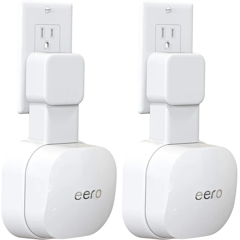 Tizomi eero 6 Mesh Mount Outlet Bracket - Hide Cables (2 Pack)
