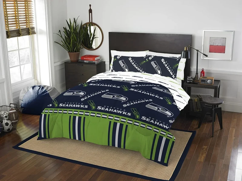Northwest NFL Seattle Seahawks Bed in a Bag Set, Full, Rotary