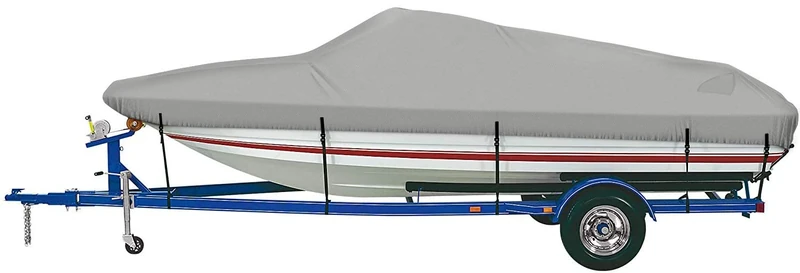 iCOVER Trailerable Boat Cover- 20'-23' 800D Water Proof Heavy Duty, Fits V-Hull, Fish&Ski, Pro-Style, Fishing, Utiltiy, Runabout, Bass Boats, up to 20ft-23ft Long X 100" Wide