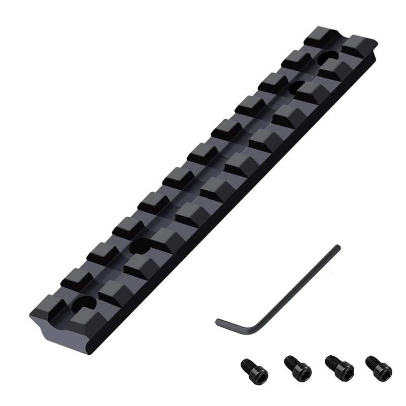 Bengor Picatinny Rail Mount for 10/22 with 11 Slots for Red DotsMounting, Scopes, Magnifiers