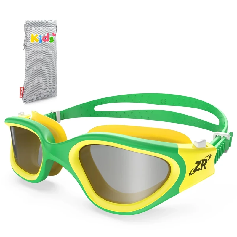 ZIONOR Kids Swim Goggles, G1 MINI UV Protection Anti-Fog Polarized Swimming Goggles for Age 6-14