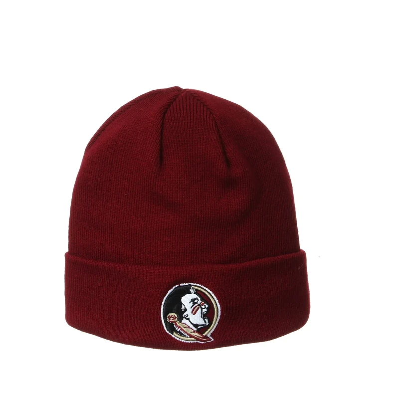 NCAA Florida State Seminoles Mens Cuff Beanie Team Color, Florida State Seminoles Garnet, One Size