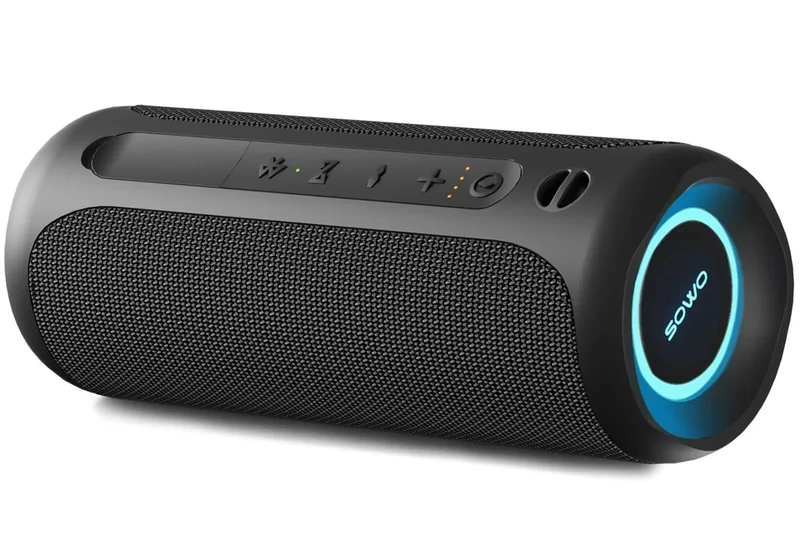SOWO IPX7 Bluetooth Speaker - 25W Stereo, TWS, 16H Playtime