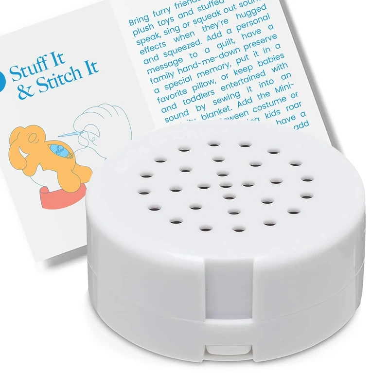 VOICEGIFT Multi-Message Voice Recorder - 50 pcs, 60 Sec, White