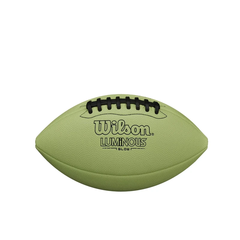 Wilson Luminous Glow Football - Junior Size, Green