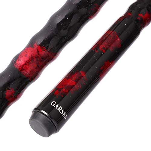 GARSEN 4 Pieces Pool Stick Cue Stick 58 inch 18 oz 19 oz 20 oz 21 oz Pool Cue Billiard House Bar Pool Cue (Red-U-20oz)