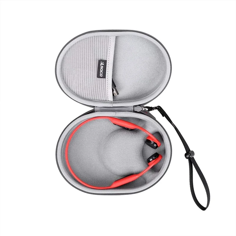 RLSOCO Hard Case for SHOKZ New OpenRun Pro 2/OpenRun/OpenMove/OpenSwim Pro Open-Ear Bone Conduction Sport Headphones (Case Only)