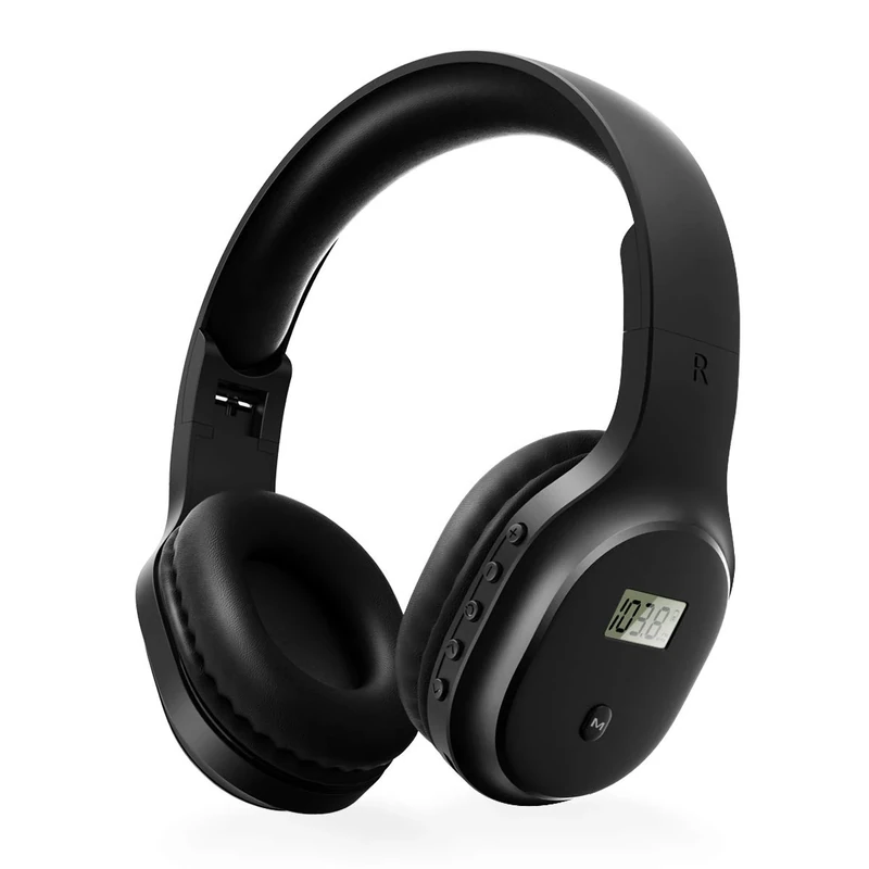 YUFFUN Rechargeable and Portable Personal FM Radio Headphones with Best Reception, Wireless Headset Radio Ear Muffs for Jogging, Mowing, Cycling, Meeting FM Receiver