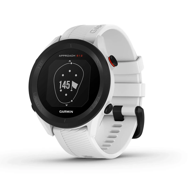 Garmin Approach S12 Golf Watch - 42k Courses, 30h GPS Battery