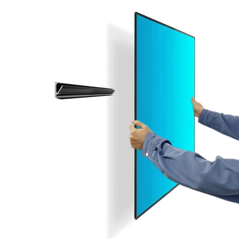 Auoace No Stud TV Wall Mount - Drywall Hanger for 12-55" TVs, 99 lbs