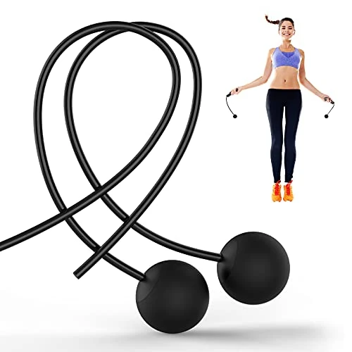 RENPHO Cordless Jump Rope, Weighted Jump Rope with Counter, Jump Ropes for Fitness, Smart Skipping Rope for Crossfit, Gym, Burn Calorie, APP Data Analysis, at-Home-Workout for Women Men Adult Kids