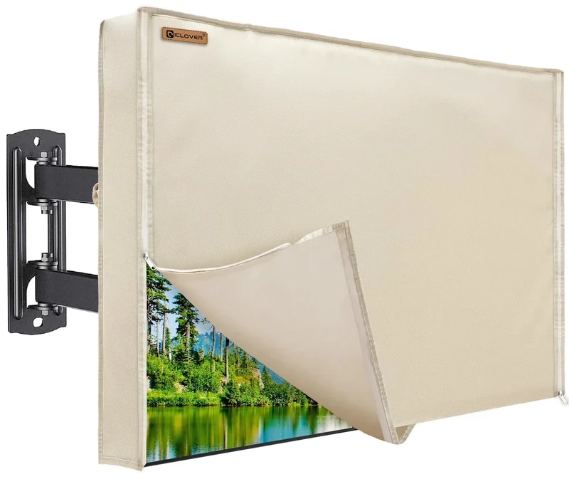 IC ICLOVER 52-55" TV Cover - 600D Waterproof Enclosure with Zip Pocket