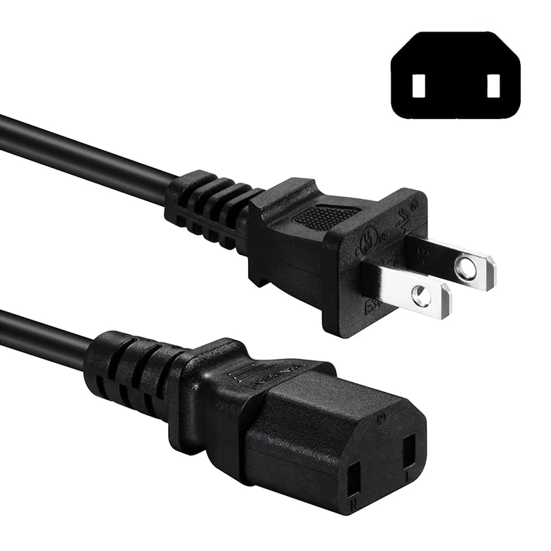 SISSFO Power Cord for PS4 Pro & Xbox One/360 - 4ft Replacement