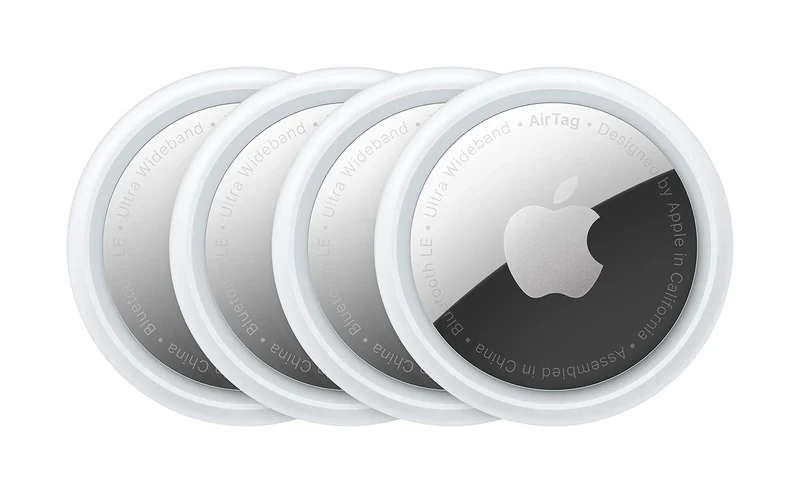 Apple AirTag 4-Pack - Find My Item Tracker with Precision Finding