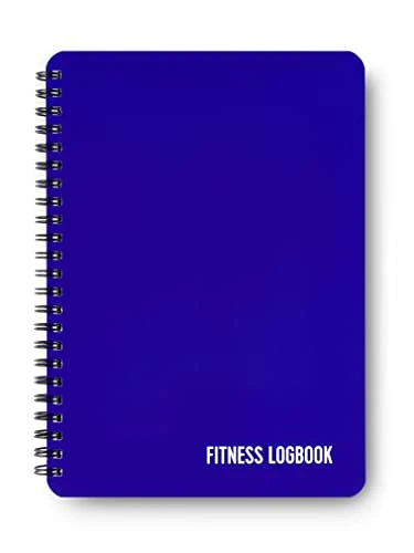 Fitness Logbook Softcover Blue