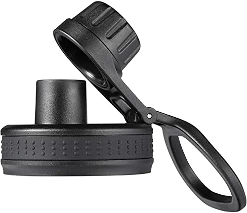 FLORAPELL Lid Compatible with Hydro Flask 12 16 18 20 32 40 OZ Wide Mouth, Flip Lid Replacement Lids with Flex Strap Handle, Leak-proof Flask Cap for Hydro Flask Coffee Mug