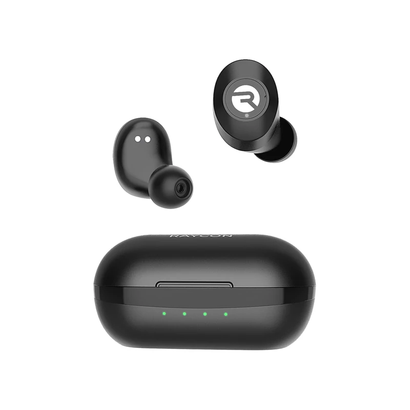 Raycon Everyday Classic Bluetooth Wireless Earbuds + Microphone with Active Noise Canceling, Sweat & Water-Resistant Earphones, Ear Buds Wireless Bluetooth 32 Hours Playtime (Black)