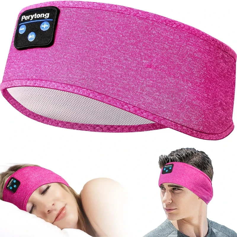 Perytong Ultra-Soft Headband for Side Sleepers - Sleep Headphones for Music Lovers
