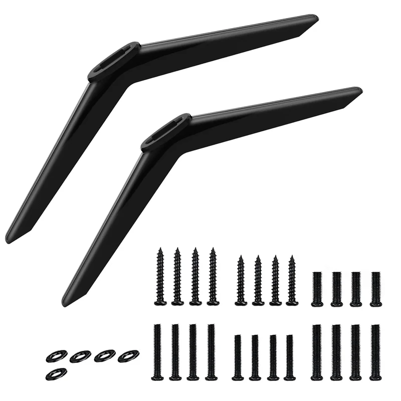 Rimous TV Stand Legs for TCL Roku TVs - Fits 28-65" Models, Screws