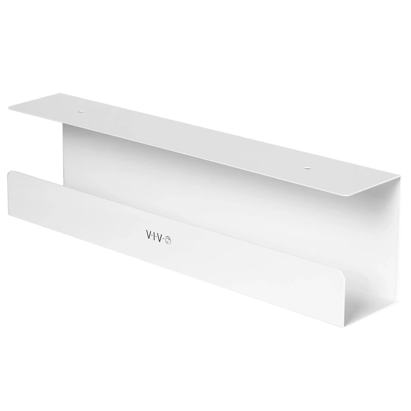 VIVO DESK-AC06-1CW Under Desk 17" Cable Management Tray - White