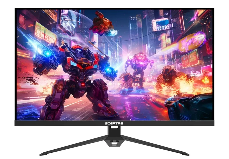 Sceptre New IPS 24-inch Gaming Monitor 180+Hz DP x2 HDMI x2 1ms 100% sRGB Build-in Speakers Machine Black 2026 (E248B-FPT168 Series)